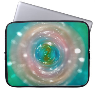 Capa Para Notebook Luz de boque, luzes de mancha desfocadas em multa
