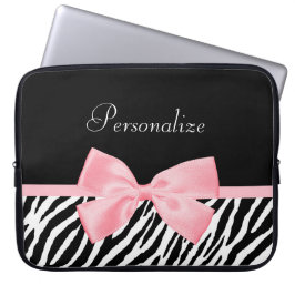 Capa Para Notebook Luz feminino macia do impressão chique da zebra -