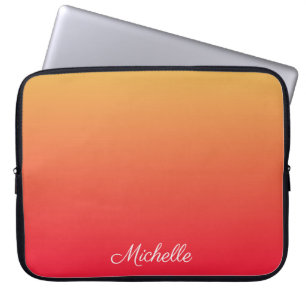 Capa Para Notebook Luz vermelha e amarela da chama personalizada