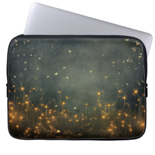 Capa Para Notebook Luzes de fada, Borboletas, Bolsas de laptop espuma