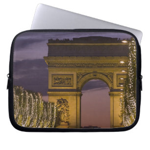 Capa Para Notebook Luzes de Natal, campeões Elysees, arco de