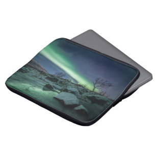 Capa Para Notebook Luzes do norte ao norte da Noruega
