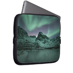 Capa Para Notebook Luzes do norte ao norte da Noruega