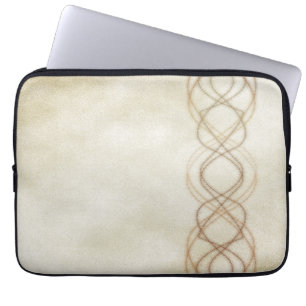 Capa Para Notebook Luzes Dourados