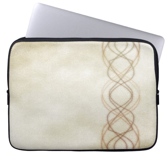 Capa Para Notebook Luzes Dourados (Frente)