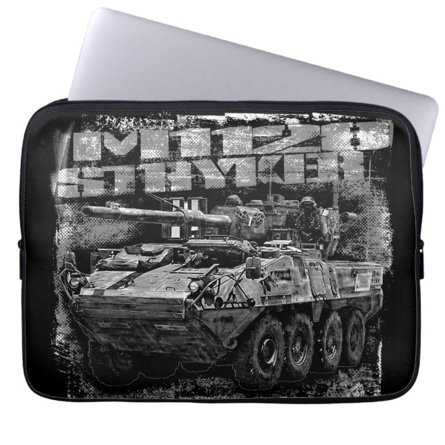 Capa Para Notebook M1128 Stryker Mobile Gun System (Frente)