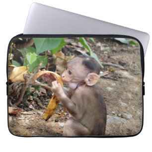 Capa Para Notebook Macaco-Bebê