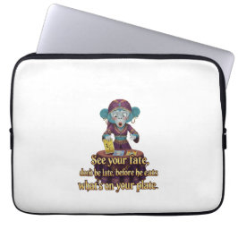 Capa Para Notebook Macaco Místico Engraçado