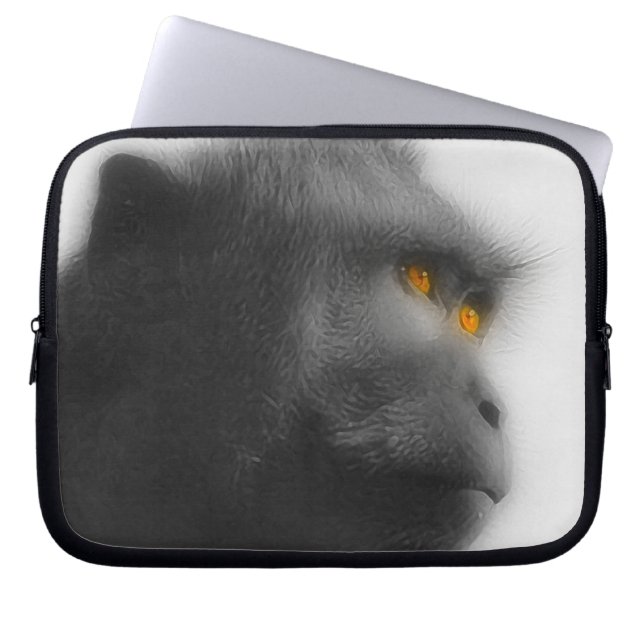 Capa Para Notebook Macaco Penso (Frente)