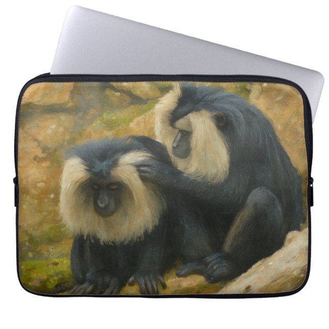 Capa Para Notebook Macaque Bond - Ritual de Alinhamento (Frente)