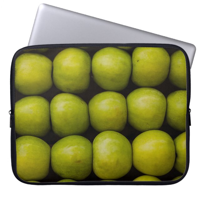 Capa Para Notebook Maçãs frutas Maçãs verdes comidas (Frente)