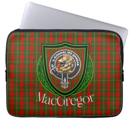 Capa Para Notebook MacGregor Scottish Clan Tartan and Crest