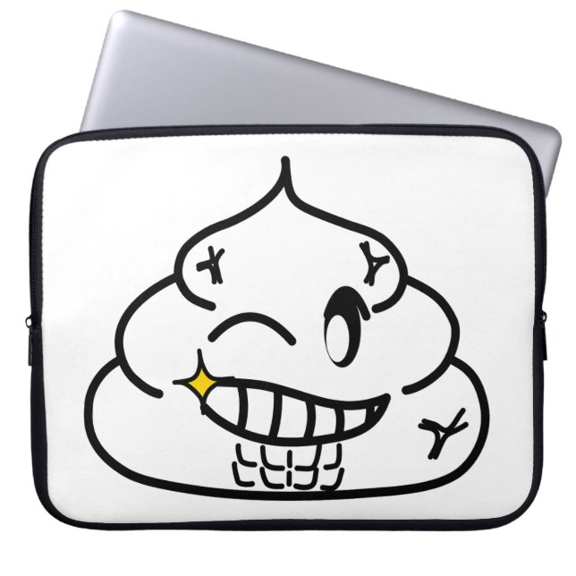 Capa Para Notebook Macho Poop - Brootsch, PooPoo (Frente)