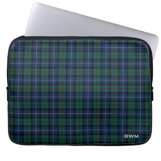 Capa Para Notebook MacLeod de Skye Tartan - Monograma da Xadrez escoc