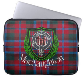 Capa Para Notebook MacNaughton Scottish Clan Tartan & Crest