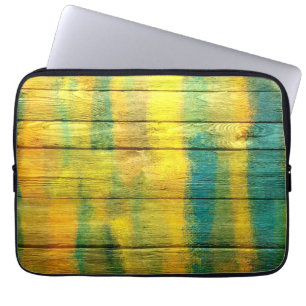 Capa Para Notebook Madeira Abstrato colorida nº 8