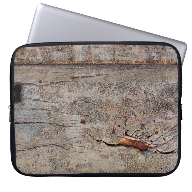 Capa Para Notebook Madeira marrom (Frente)