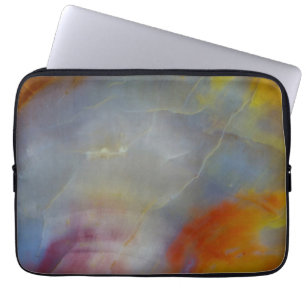 Capa Para Notebook Madeira Petrificada Abstrata vista aproximada