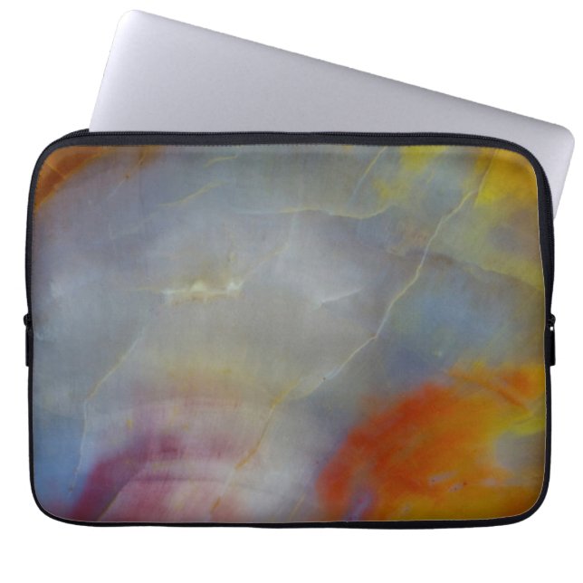 Capa Para Notebook Madeira Petrificada Abstrata vista aproximada (Frente)