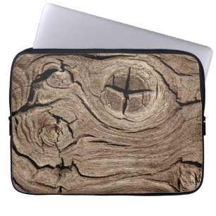 Capa Para Notebook madeira velha, vindima