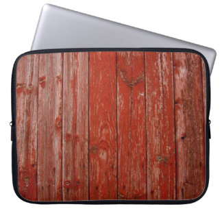 Capa Para Notebook Madeira vermelha velha