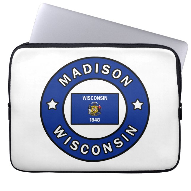 Capa Para Notebook Madison Wisconsin (Frente)