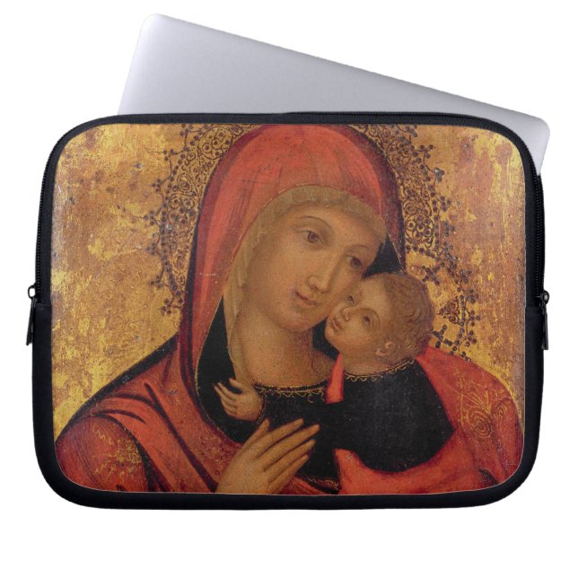 Capa Para Notebook Madonna e criança, c.1650 (painel) (Frente)