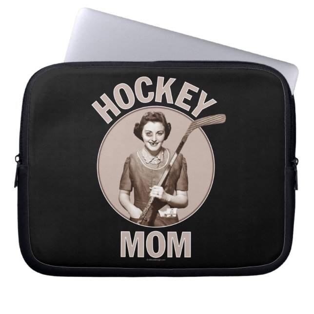 Capa Para Notebook Mãe de Hockey (Frente)