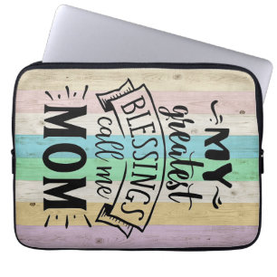 Capa Para Notebook Mãe Deu Minha Maior Bênção Me Chame Mãe