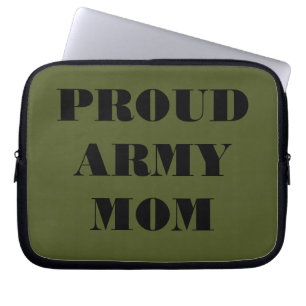 Capa Para Notebook Mãe do Exército Orgânico bolsa de laptop