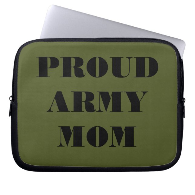 Capa Para Notebook Mãe do Exército Orgânico bolsa de laptop (Frente)