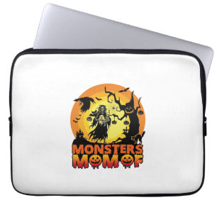 Capa Para Notebook Mãe dos Monstros Dia das Bruxas Monstro Fantasma E