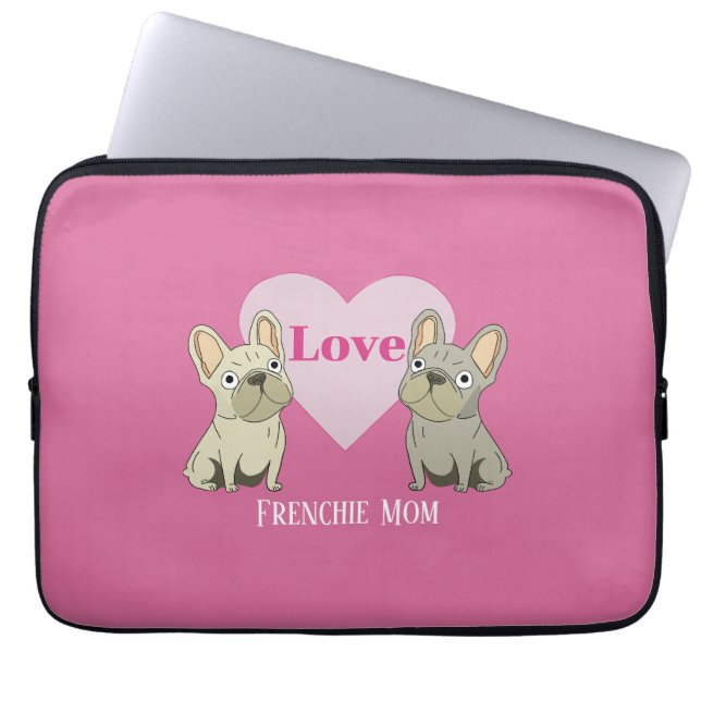Capa Para Notebook Mãe Frenchie (Frente)