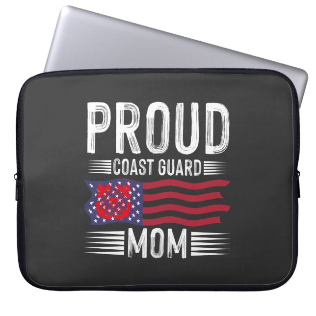 Capa Para Notebook Mãe Guarda da Costa Orgulhosa: Apoie os Heroes da  (Frente)