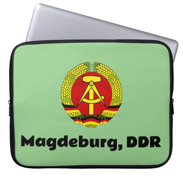 Capa Para Notebook Magdeburg, DDR, Magdeburg, Alemanha (Ossi) (Frente)