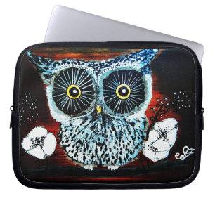 Capa Para Notebook Mágica da coruja - saco do laptop