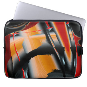 Capa Para Notebook Magnificação de tinta digital recortada de cor lar