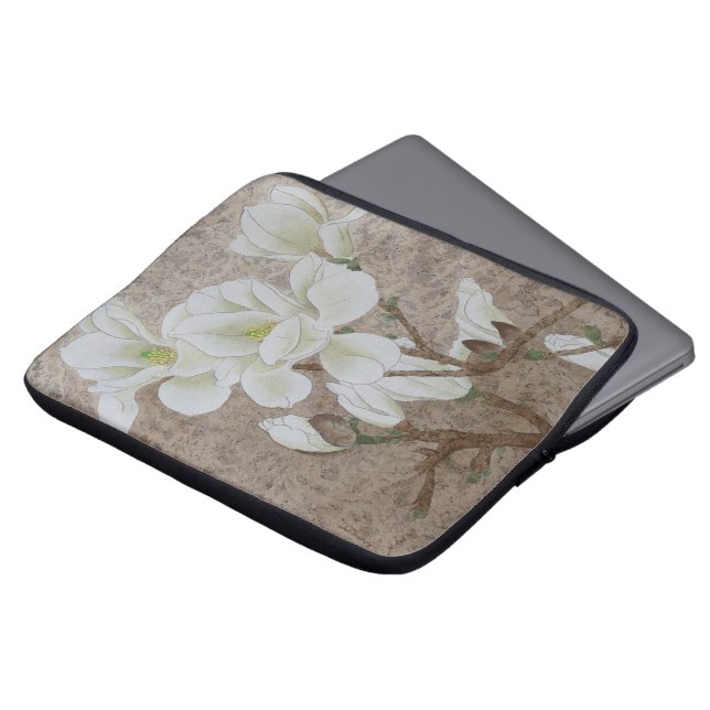 Capa Para Notebook Magnolia Blossom (Frente Topo)