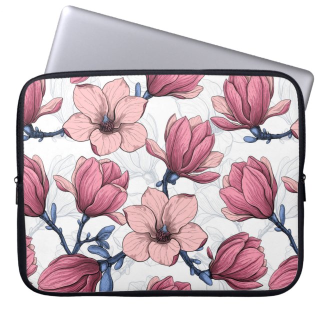 Capa Para Notebook Magnolia Jardim 2 (Frente)