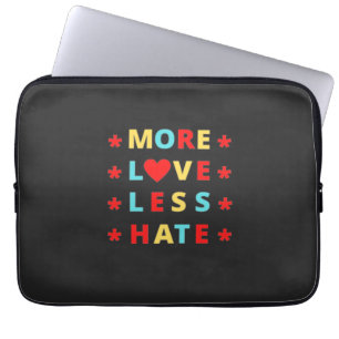 Capa Para Notebook Mais Amor Menos Ódio Engraçado