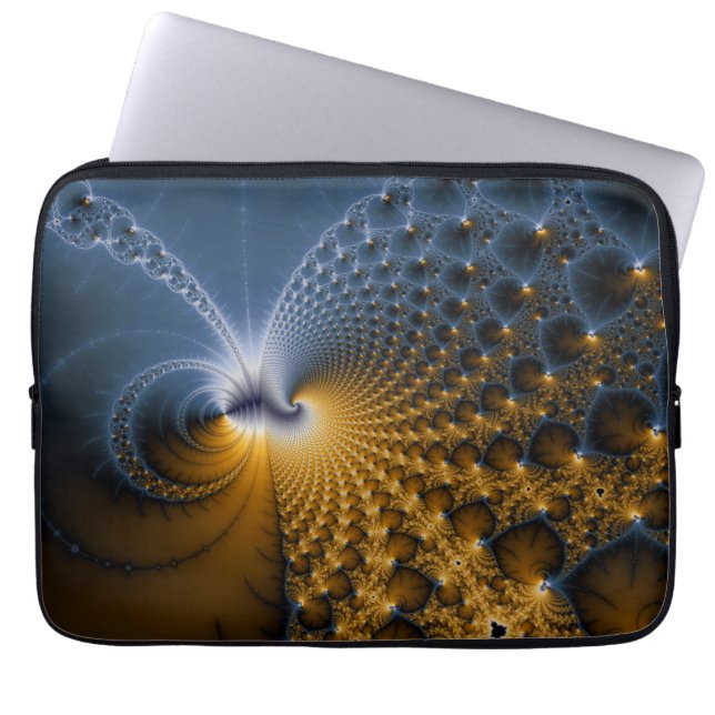 Capa Para Notebook Mais - Arte Fractal (Frente)