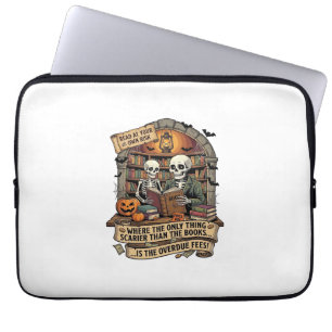 Capa Para Notebook Mais Assustador Do Que Multas De Livros Atrasados