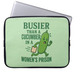 Capa Para Notebook Mais Ocupado Que um Pepino numa Prisão Feminina En