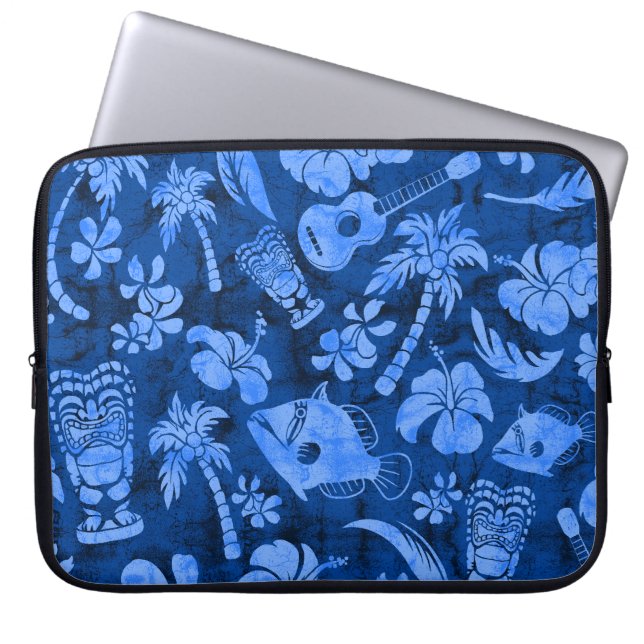 Capa Para Notebook Makapuu Beach Havaiano Batik Neoprene Wetcase (Frente)