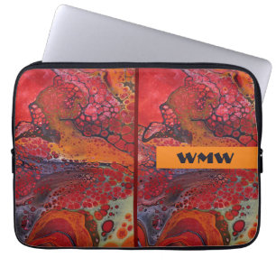 Capa Para Notebook Mala iPad Personalizada Vermelha