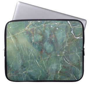 Capa Para Notebook Malachite Verde Marble Textura Detalhada