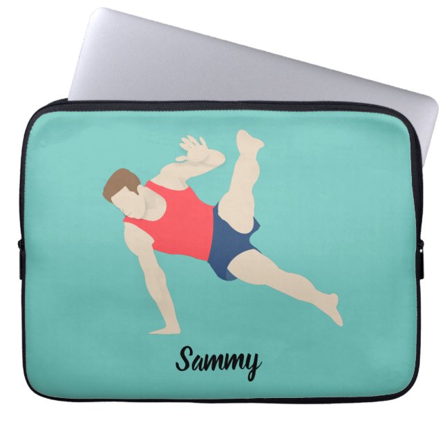 Capa Para Notebook Male Gymnast (Frente)