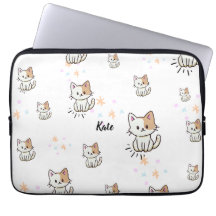 Maleta de Gadget de Padrão de Gatinho Personalizad