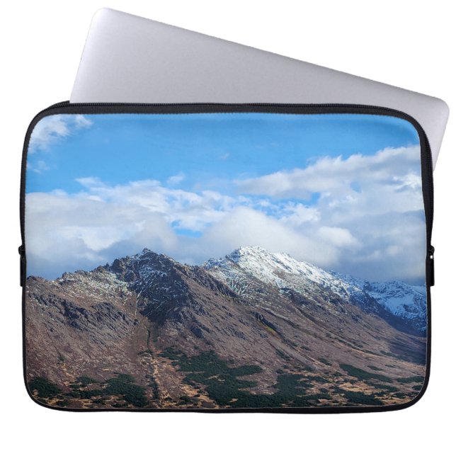 Capa Para Notebook Maleta para computador majestosa alpino (Frente)