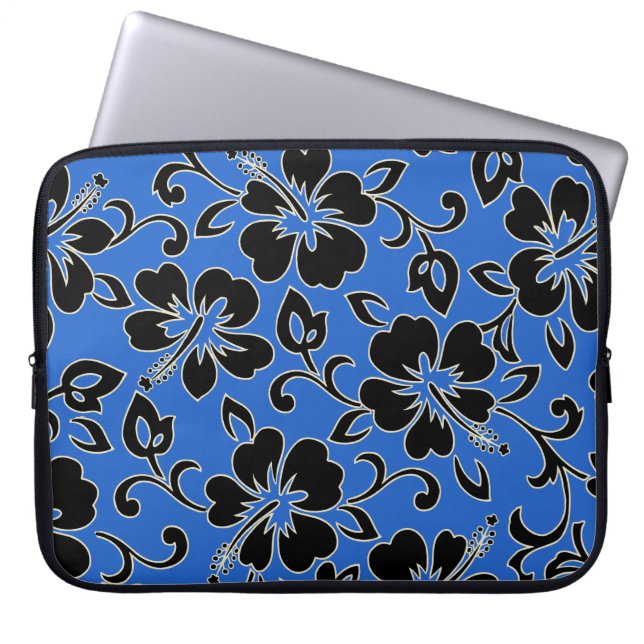 Capa Para Notebook Malia Hibiscus Havaiano Neoprene Wetcase (Frente)